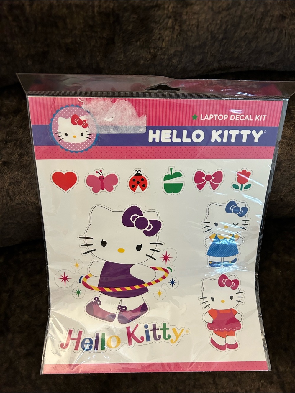 Hello Kitty Sticker Decal Set in Pink, Purple, Blue